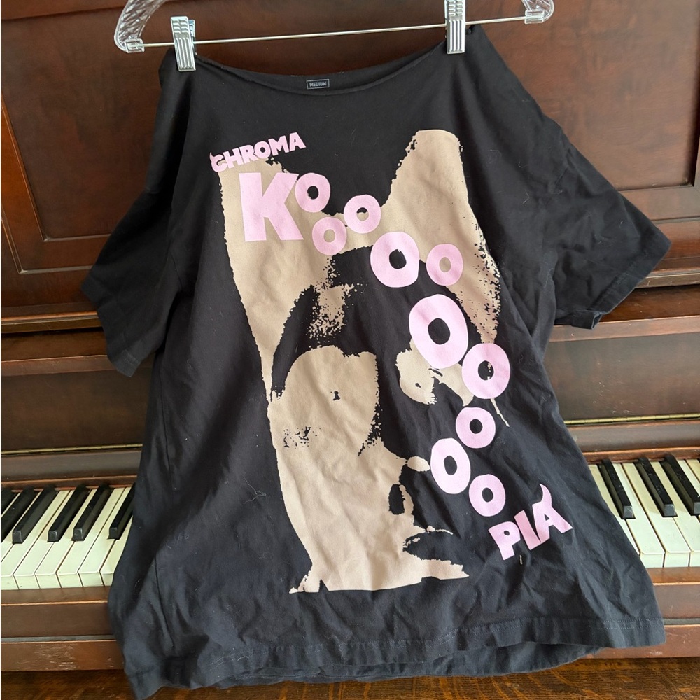 Tyler the Creator Chromakopia Black Tee with White Logo